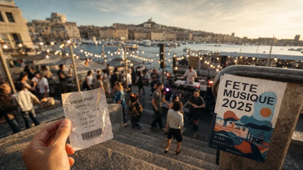Marseille le 21 juin 2025 : Vieux-Port, Cours Julien et Citadelle pour choisir entre concerts gratuits et open air