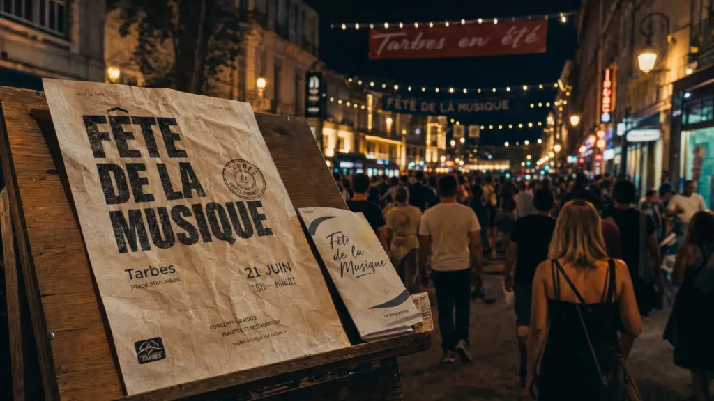 Tarbes, Fête de la Musique 2026 : concerts gratuits, casetas jusqu’à 2h et rues en fête