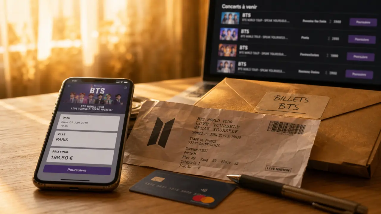 Billets concert BTS : achat et comparaison des prix
