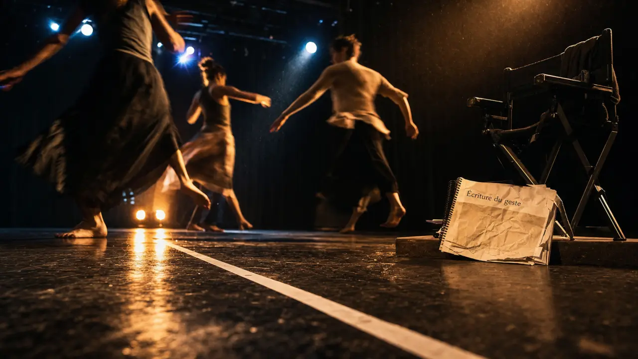 Chorégraphes français en répétition, danse contemporaine