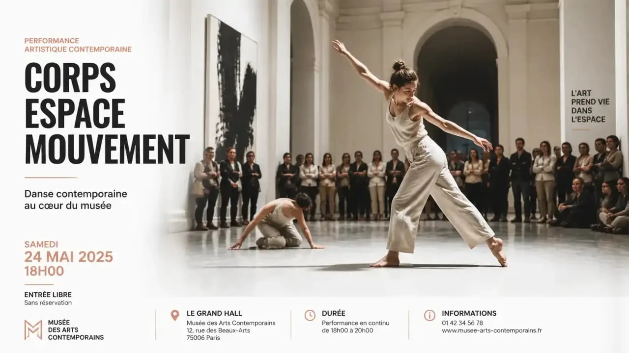 Animation artistique durant la Nuit européenne des musées 2026