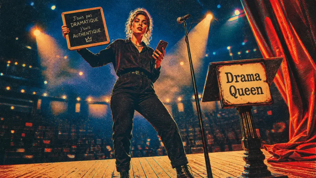 Drama Queen, le spectacle de Mahaut Drama en 1h30 d’humour politique et pailleté