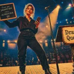 Mahaut drama spectacle : Drama Queen, scène et micro