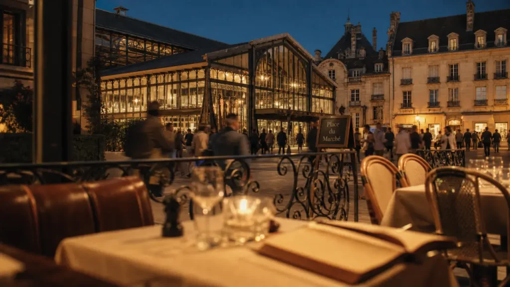 Restaurants autour de la Place du Marché à Dijon : cuisine maison, terrasse et réservation rapide