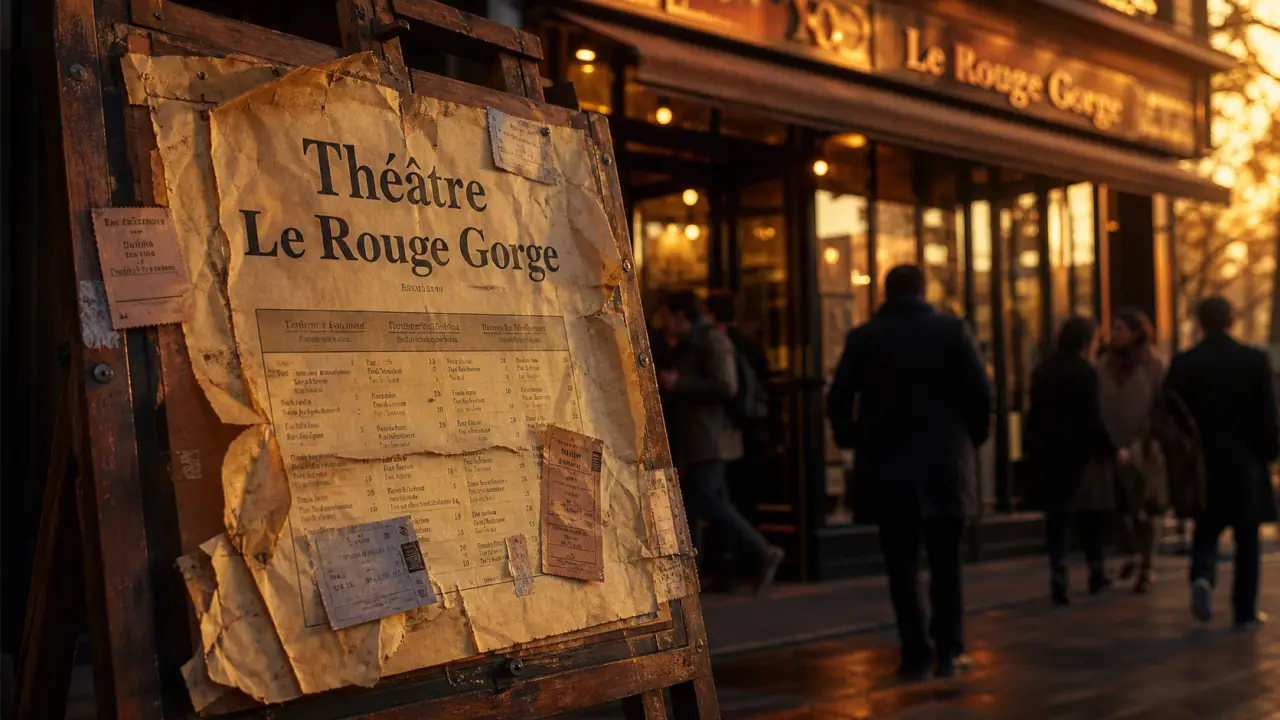 theatre le rouge gorge avignon : affiches horaires OFF 2026