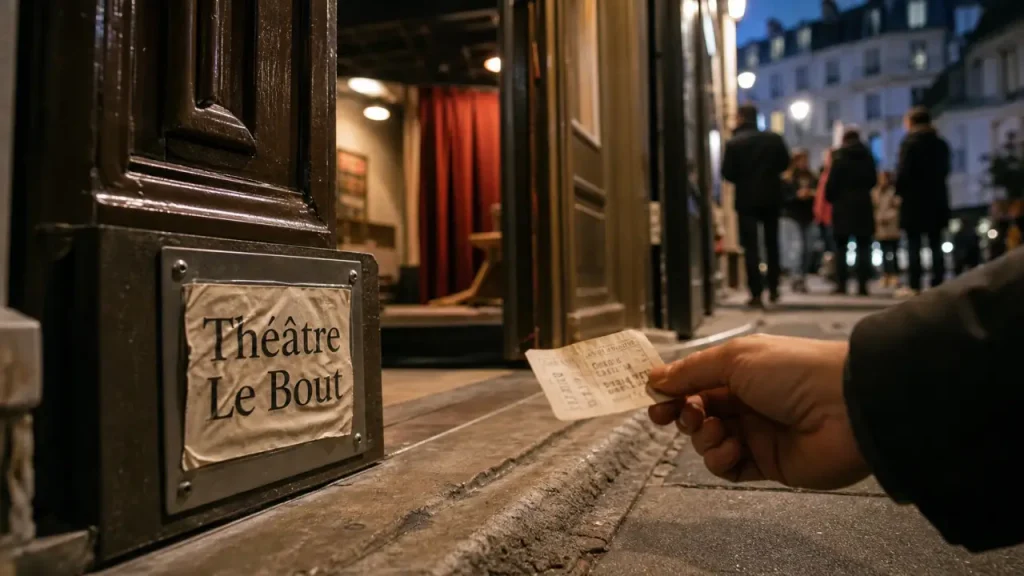 Théâtre Le Bout à Paris 9e : 50 places, humour et réservation au 6 rue Frochot