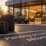 ACE hôtel Lyon Vénissieux : accès parc des expositions, vue parking hôtel