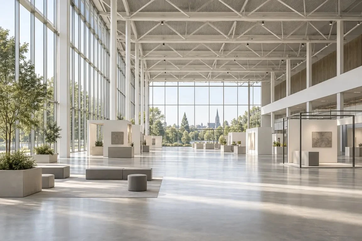 Nef multifonction du nouveau parc des expositions de Strasbourg