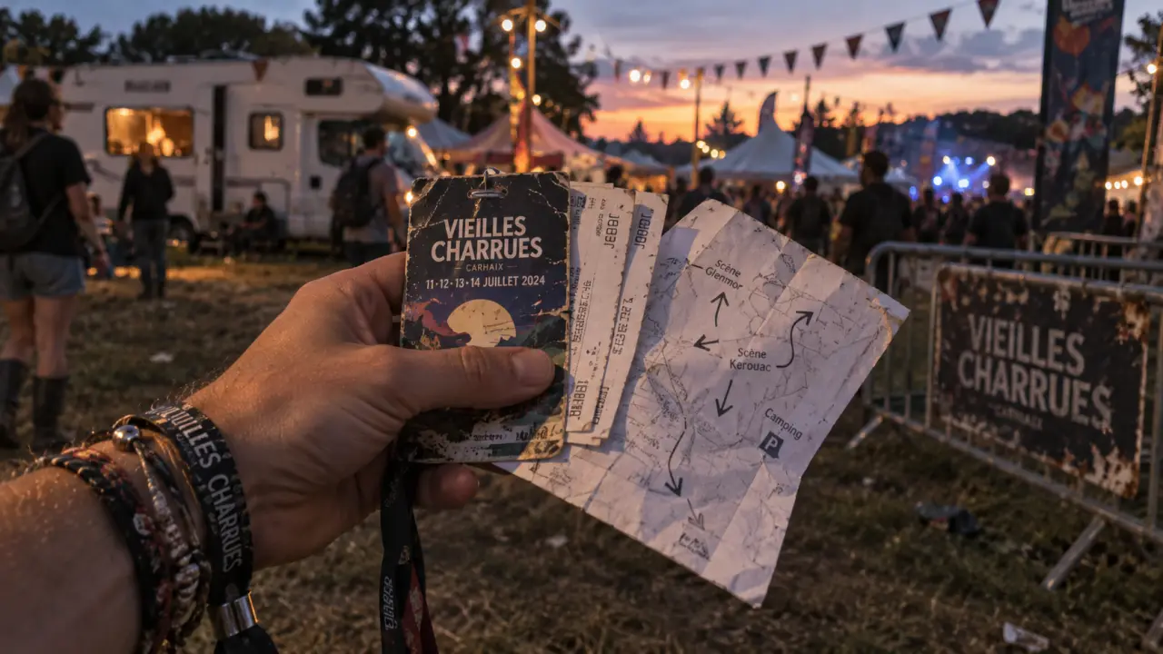 Festivals de musique : pass en carton, billets agrafés, festival en France