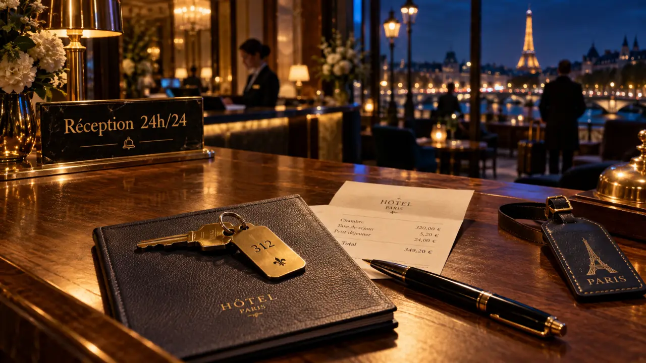 Hôtel 10 Opéra, réception 24h/24 près de la gare Garnier
