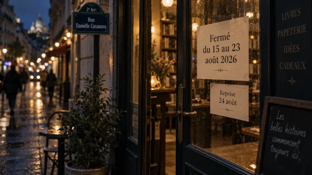 KIM Opéra est bien au 15 rue Danielle Casanova, vérifiez l’ouverture avant de venir
