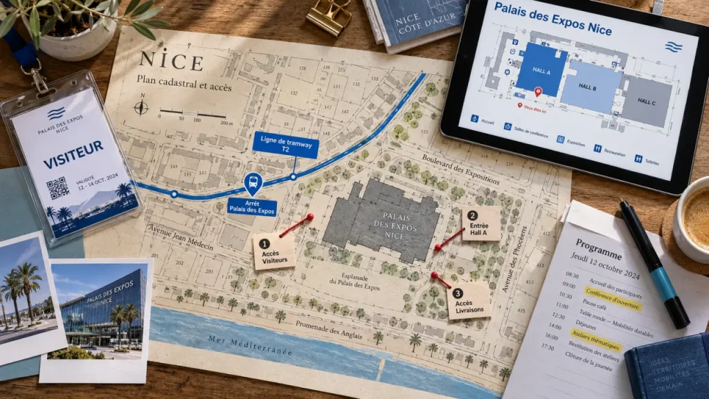 Palais des Expositions de Nice : 17 000 m² à explorer, du grand salon à l’atelier
