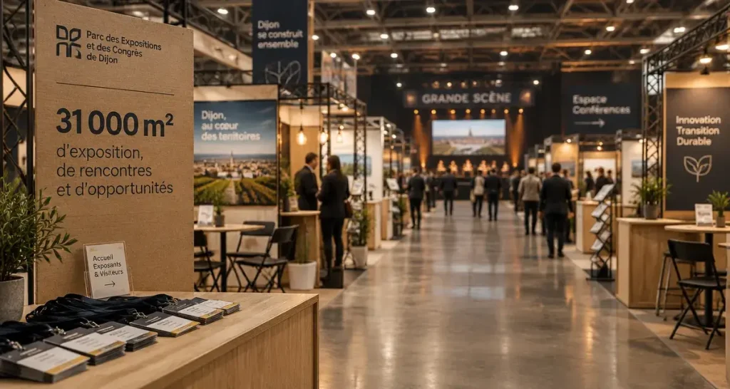 Parc des Expositions de Dijon : 31 000 m² et 20 salles modulables pour vos événements